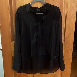 👚Banana Republic Women’s Black Sheer Blouse